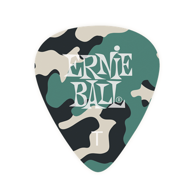 Ernie Ball Thin Camouflage Pick X 12