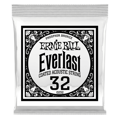 Ernie Ball Everlast Phosphor Bronze Wound Single 032