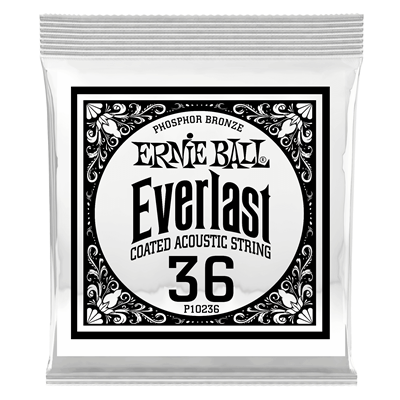 Ernie Ball Everlast Phosphor Bronze Wound Single 036