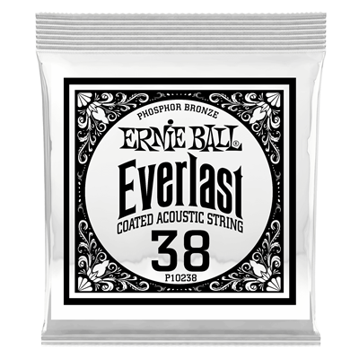 Ernie Ball Everlast Phosphor Bronze Wound Single 038