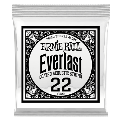 Ernie Ball Everlast 80/20 Bronze Wound Single 022
