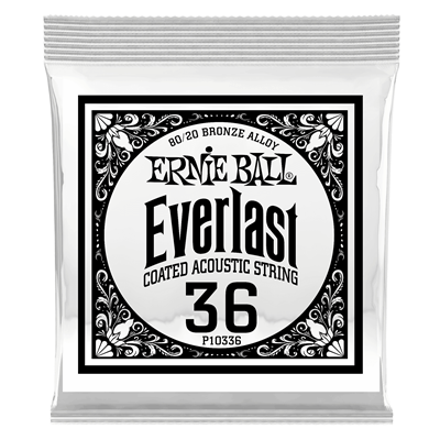 Ernie Ball Everlast 80/20 Bronze Wound Single 036