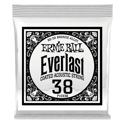 Ernie Ball Everlast 80/20 Bronze Wound Single 038