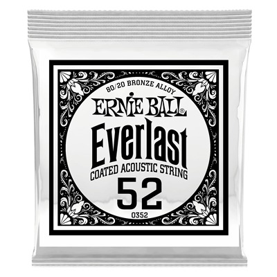 Ernie Ball Everlast 80/20 Bronze Wound Single 052