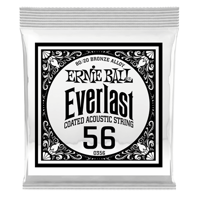 Ernie Ball Everlast 80/20 Bronze Wound Single 056