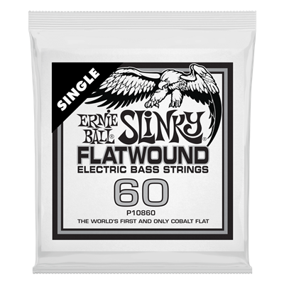 Ernie Ball .060 Cobalt Flatwound Electric Bass Single