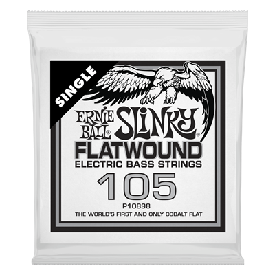 Ernie Ball .105 Cobalt Flatwound Electric Bass Single