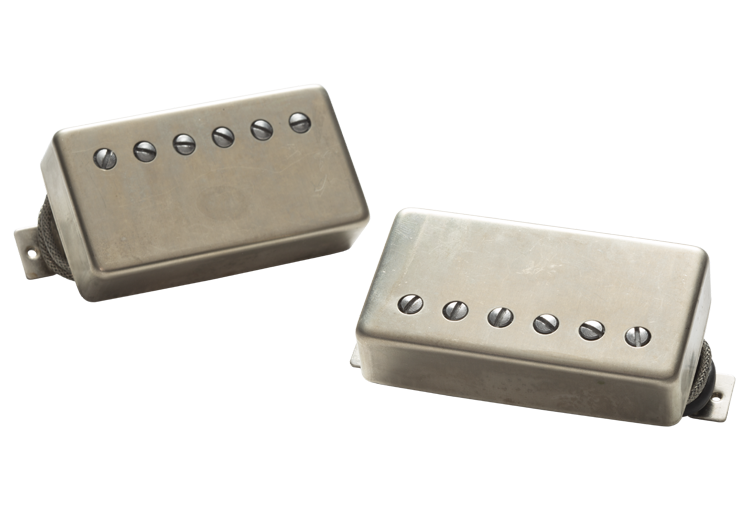 Seymour Duncan SH-4 SH-2N Hot Rodded Humbucker Set Raw Nickel
