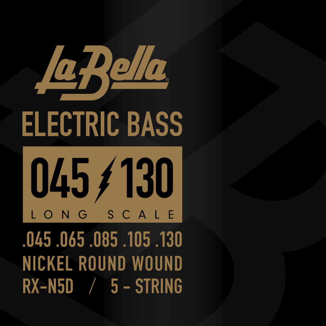 La Bella RX-N5DM 5-string Medium Scale 45 65 85 105 130
