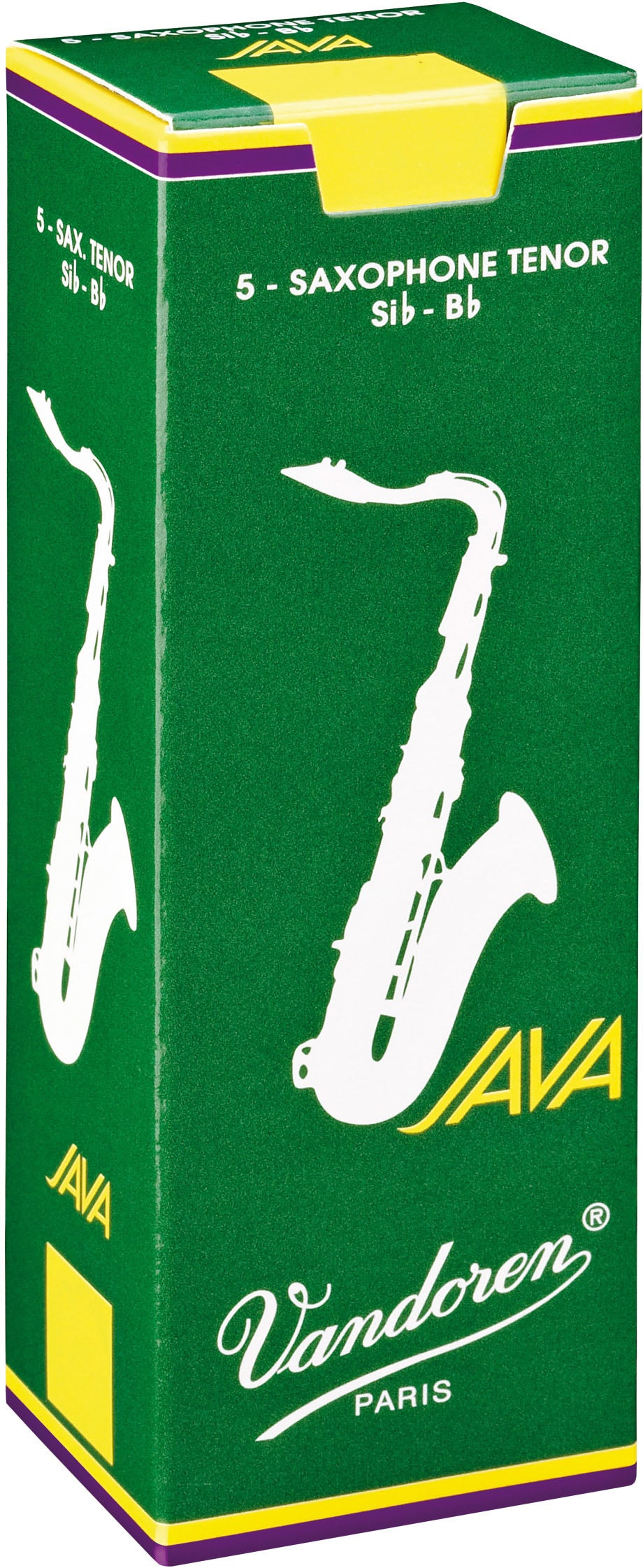 Vandoren Java Tenor Saxophone Reeds, Box of 5 - Strength 5