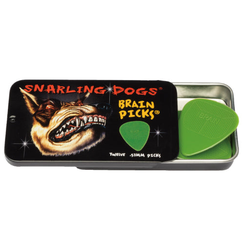 Brain Picks Tin (12) .53mm Green