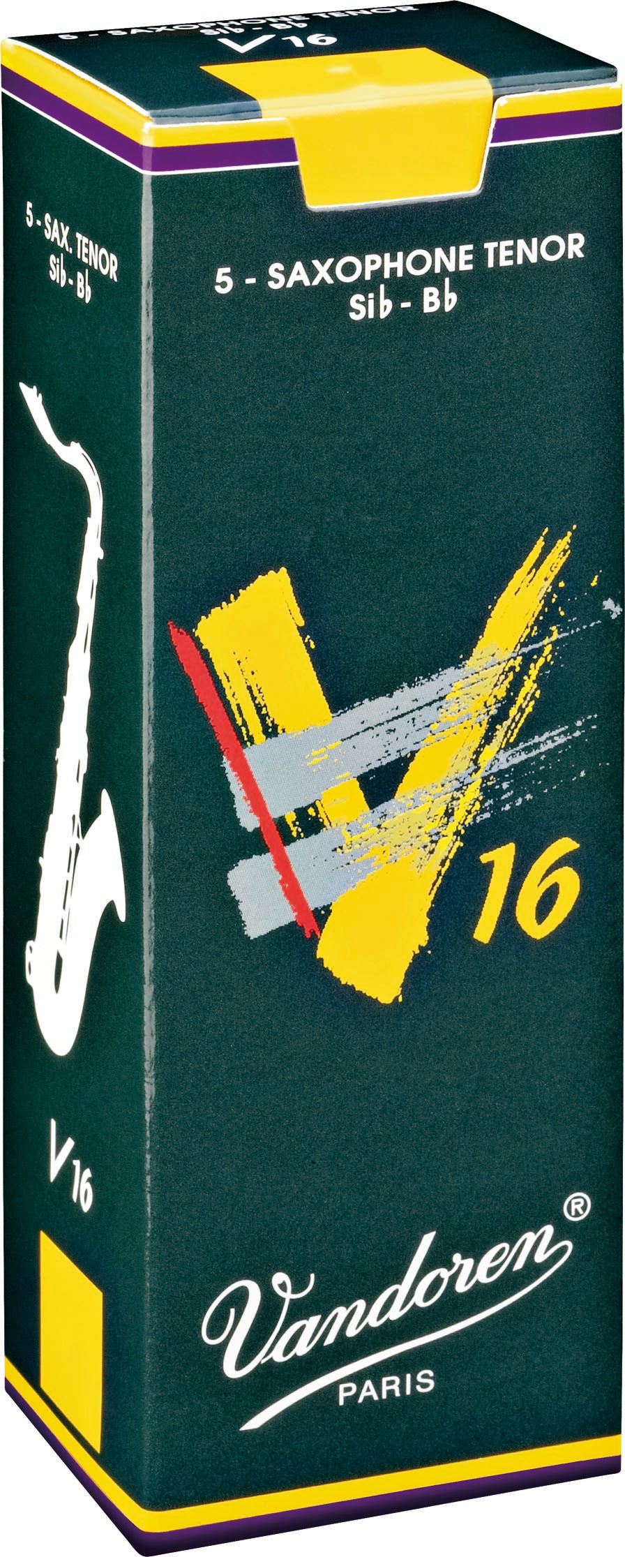 Vandoren V16 Tenor Sax, Box of 5 - Strength 2.5