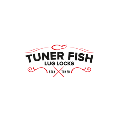 Tuner Fish Lug Locks Black Sparkle 4 Pk