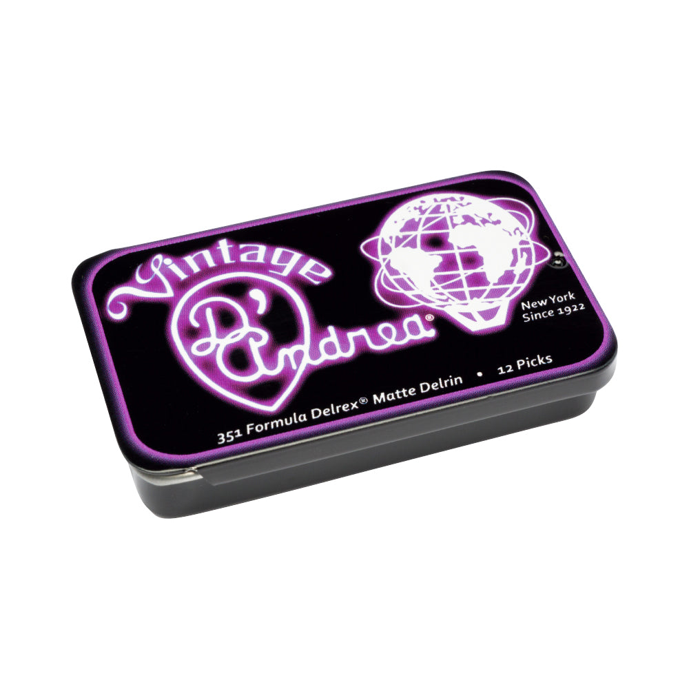 Formula Delrex 351 Pick Tin (12) - 1.14mm X-Heavy Purple