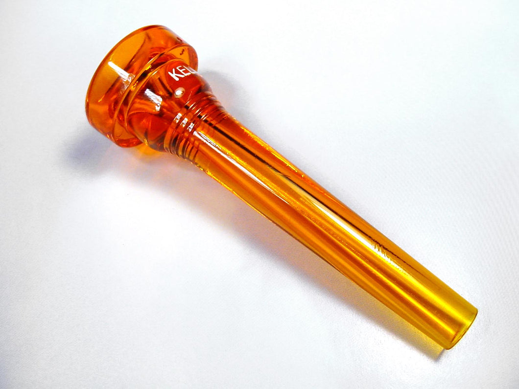 Kelly Mouthpieces Trumpet Mouthpiece 7C Crystal Orange