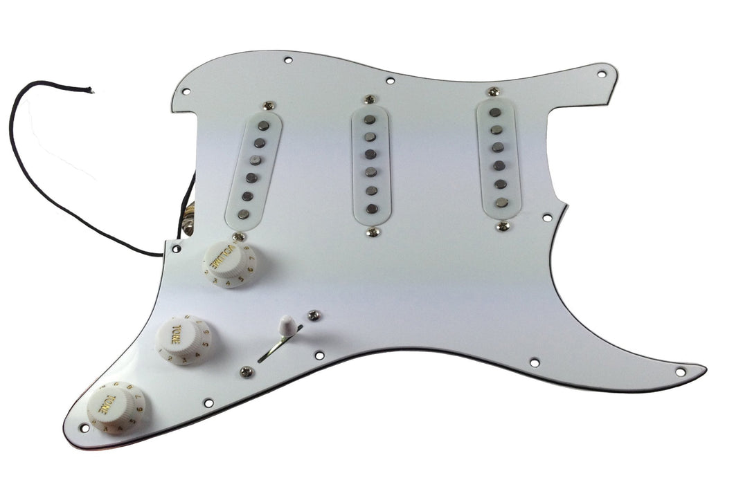Loaded Stratocaster pickguard -  Alegree hand wound pickups with USA grade electronics